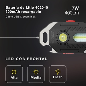10W COB LED Security Flashlight (GSC 201825025) - Product Image 4