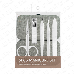 Premium Multi Color Manicure <b>Pedicure</b> <b>Set</b> Professional Nail Grooming Kit Custom Logo Stainless Steel Tools Wholesale OEM - Product Image 3