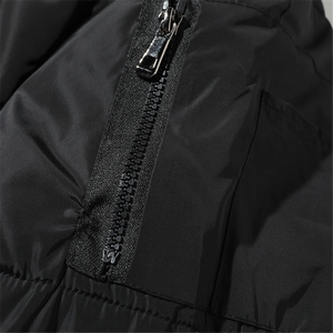 Veste matelassée pour hommes à la mode manteau matelassé chaud décontracté vêtements d'hiver en plein air confortables avec col montant - Product Image 4