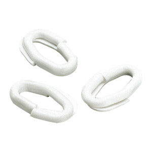 ข้อต่อโซ่พลาสติก เส้นผ่านศูนย์กลาง 8 มม. สีขาว - Product Image 1