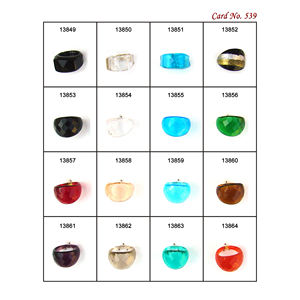 Cuentas de cristal de Murano hechas a mano de primera calidad, exquisitas cuentas sueltas, ideales para la creación de joyas, manualidades y decoración artísticas - Product Image 3