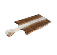 Planche à découper en bois cuisine bambou multifonction créatif sac OEM personnalisé tungstène Logo temps Note blocs en bois pièce équilibre