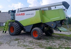 Moissonneuse-batteuse agricole d'occasion CLAAS LEXION 570 pour la récolte de pommes de terre, de blé, de maïs, de riz et d'arachides - Product Image 3