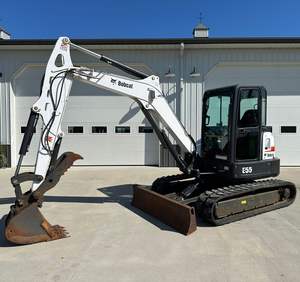 Excavadora Mini Bobcat E55 Usada de Calidad al por Mayor, Modelo 2018, Todas las Series, Excavadora Hidráulica con Componente de Motor Principal - Product Image 1