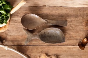 Cuchara de Cocina de Madera de Acacia Natural con Logotipo Personalizado, Desechable y Degradable para Cocinar - Product Image 2