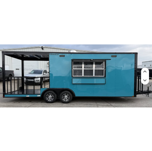 Remorque de vente ambulante pour barbecues et concessions alimentaires, modèle 2026, en acier de qualité, 8,5 x 24, en excellent état - Product Image 1