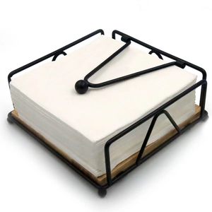 Nautical Anchor Design Metal Gold Finished <b>Napkin</b> <b>Holder</b> Freestanding Tabletop <b>Napkin</b> Storage Navy Themed <b>Napkin</b> <b>Holder</b> - Product Image 2