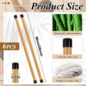 Bastone per allenamento Yoga in legno di alta qualità per palo in legno per palo di acero - Product Image 2