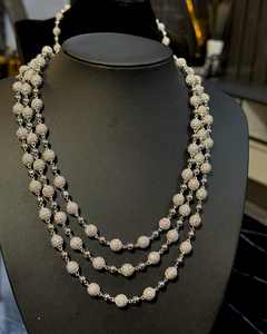 VVS Moissanite 925 Sterling Silver 20MM 22 Pouces Pendentif 14K Or Blanc Fini Diamant Testeur Inhérent Charme Type Bijoux - Product Image 3