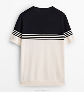 Venta al por mayor 100% algodón blanco Camiseta de manga corta para hombres diseño personalizado gimnasio Atlético transpirable estambre Anti-Pilling alto - Product Image 4