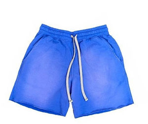 ¡Novedad de 2025! Pantalones cortos lavados con ácido de la mejor calidad, ropa de calle de verano, pantalones cortos lavados Vintage para hombre con diseño personalizado, conjuntos cortos estampados - Product Image 2