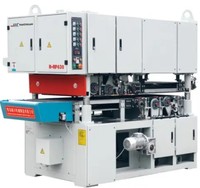 Rabot à bois Panneau de fibre de ciment Fabrication de contreplaqué Ponceuse double face robuste à large bande Ponceuse à bois