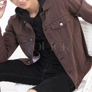 Chaquetas vaqueras para hombre hechas en Pakistán de calidad superior, diseño personalizado al por mayor, logotipo frontal impermeable ecológico de primavera personalizable - Product Image 2