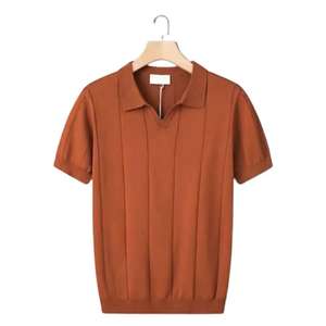 2026 haute qualité conception personnalisée Logo automne été à manches courtes 100% Polyester décontracté mode vêtements d'extérieur polos pour hommes - Product Image 1