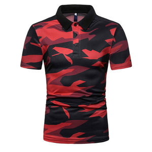 Polo personalizado de golf para hombre, estampado completo, transpirable, de secado rápido, camisetas polo de alta calidad para hombre - Product Image 4