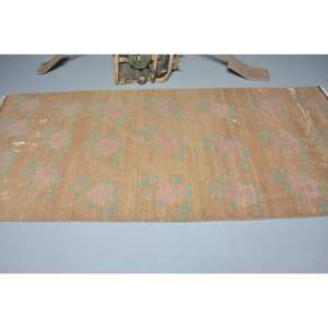 พรมขนกระต่ายสีน้ำตาลแบบคลาสสิกแนววินเทจ8.7ft 3.9ชิ้น X ลายปะต่อขนาดใหญ่สำหรับวัยรุ่น - Product Image 3