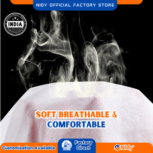 NIDY Tablier de protection hygiénique léger imperméable à l'eau jetable pour les soins de santé médicaux EPI multi-usages Soins personnels de beauté - Product Image 3