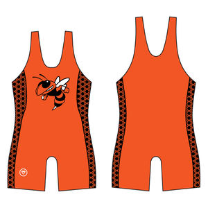 USA Design léger et respirant Wrestling Singlet Flexible 4 Way Stretch Performance Gymnastics Clothing - Product Image 1