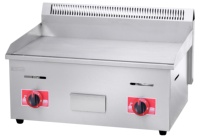 Mesin Pemanggang Gas Stainless Steel untuk Meja Dapur, Pemanggang Hamburger untuk Restoran