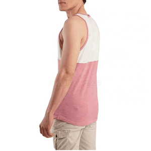 Hecho en 100% algodón Casual transpirable camiseta sin mangas diseño de logotipo personalizado Venta caliente liso gimnasio hombres - Product Image 3