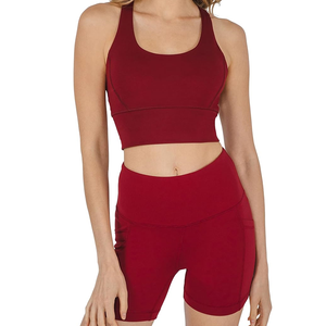 Factory Made Bodycon Tank Crop <b>Top</b> <b>Shorts</b> <b>Sets</b> OEM Service Bodycon Tank Crop <b>Top</b> <b>Shorts</b> <b>Sets</b> - Product Image 5
