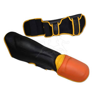 Espinilleras de boxeo de alto grado Piernas protectoras Bajo MOQ Espinilleras Boxeo Lucha Hombres Espinilleras - Product Image 3