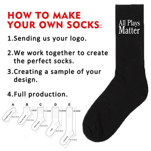 OEM Print Custom logo Sport <b>Sock</b> Logo Custom Embroidered Crew <b>Socks</b> - Product Image 4