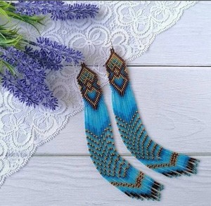 Pendientes de Cuentas de Alta Calidad, Pendientes Hechos a Mano - Product Image 1
