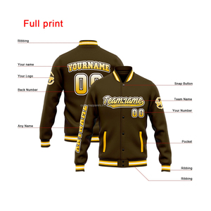 Wholesale <b>Lightweight</b> Custom Varsity <b>Jacket</b> 100% Wool Stand Collar Embroidery Front Assorted Colors Breathable Windproof Bulk - Product Image 2