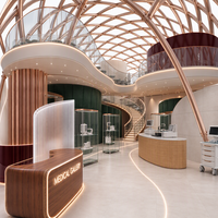 Stand d'exposition de dispositifs médicaux sur mesure 15m x 10m