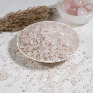 Best Unique Design Natural <b>Rose</b> Quatrz Crystal Chips <b>Top</b> Quality Agate Chakra Feng Shui Style Gemstone Polished For Home Decor - Product Image 2