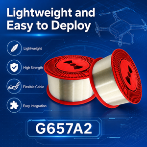 Cable de Fibra Óptica para Drones G657A2, Bobina de Fibra de Baja Pérdida y Ligera para Comunicación de Larga Distancia FPV UAV - Product Image 4