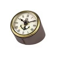 Kunden spezifische moderne Nadel dekorative Schreibtisch uhr Schöne Gold Metall Tisch uhr für Home Office Wohnzimmer Mechanische Kalender