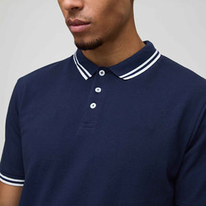 Camiseta Polo de Alta Calidad 100% Algodón Unisex Personalizable Lisa Informal para Hombre, Tejida para Camisetas Polo - Product Image 3