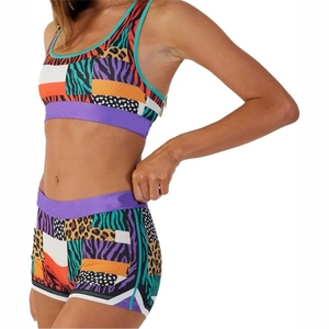 Wholesale 2 Piece Workout Sets for Women Sports Bra and <b>Shorts</b> Eco-Friendly Elastic Waist Yoga Fitness Sets - Product Image 1