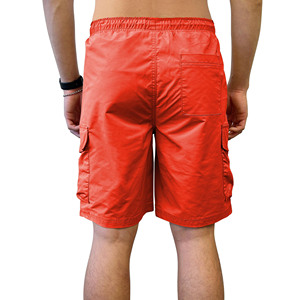 กางเกงขาสั้นผ้ายืดสำหรับผู้ชาย, กางเกงเอวยืดทรงสปอร์ตวินเทจเรียกว่าเป็นแสงแดดทำให้ซีดจาง - Product Image 5