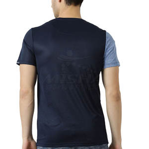 T-shirt personnalisé pour hommes coupe ajustée de haute qualité 100% coton léger surdimensionné tissu tricoté motif solide conception - Product Image 5