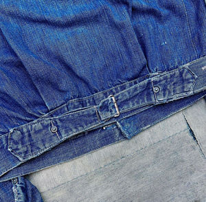 Veste en jean streetwear pour homme de haute qualité avec logo imprimé sur le devant, respirante, 100% coton, saison hivernale - Product Image 5