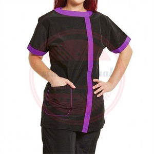 เสื้อแจ็คเก็ตซิปกรูมมิ่งสัตว์เลี้ยงพร้อมกระเป๋า\U Nisex เครื่องตัดขนสัตว์เลี้ยง โพลีเอสเตอร์สม็อคสําหรับสุนัขแมวกรูมมิ่ง - Product Image 5