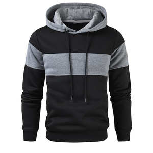 Otoño Invierno Use sudaderas con capucha para hombres y logotipo personalizado Tela suave Bordado Logo Sudaderas con capucha de manga larga - Product Image 1