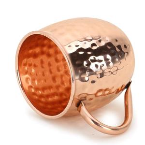 Mug à Moscow Mule en cuivre martelé avec poignée pour hôtels et fêtes, Mug à vin de cocktail haut de gamme en gros pour bars et restaurants - Product Image 6