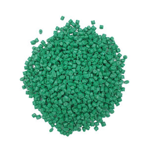 Granulés de plastique HDPE injectés vertes, 25 kg, de Thaïlande, apparence de granulés verts, prix le plus bas, les plus vendus - Product Image 1