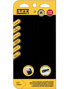 Torcia LED Ricaricabile Leopard 20W 2000Lm (Velamp ST143) - Product Image 2