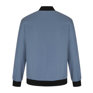 Conception OEM personnalisée 100% vestes coupe ajustée de couleur bleu clair pour hommes en coton avec poches stocks excédentaires de veste du Bangladesh - Product Image 2