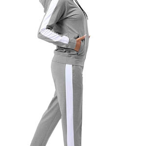 Survêtement de jogging en velours pour femmes sur mesure veste à capuche zippée ensemble pantalon doux décontracté grande taille survêtement pour femmes personnalisé - Product Image 4