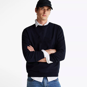 Sudadera Personalizada de Invierno para Hombre, Cuello Redondo, Hombros Caídos, 500 Gsm, Felpa, 100% Algodón Ecológico - Product Image 1