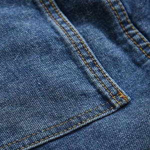 Vêtements décontractés de haute qualité pour hommes Pantalon en denim surdimensionné à bas quantité minimale de commande Services OEM fabriqués en usine Pantalon en denim surdimensionné pour hommes à bas prix - Product Image 6