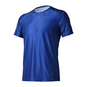 Venta al por mayor en blanco liso camiseta personalizada serigrafía logotipo digital Marca poliéster algodón - Product Image 2