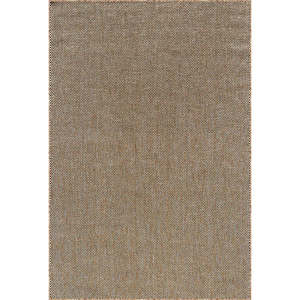 Depot พรมปูพื้น DH006โดกุ, พรมปูพื้นสีน้ำตาล kilim flatweave-ทนทานเส้นใยสังเคราะห์สำหรับห้องนอนศึกษาห้องเด็กหรือทางเข้า - Product Image 1