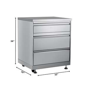 Four à pizza au feu de bois KoolMore, série de cuisine modulaire d'extérieur, armoire à 3 tiroirs, évier, barbecue de 30 pouces, livraison gratuite - Product Image 5
